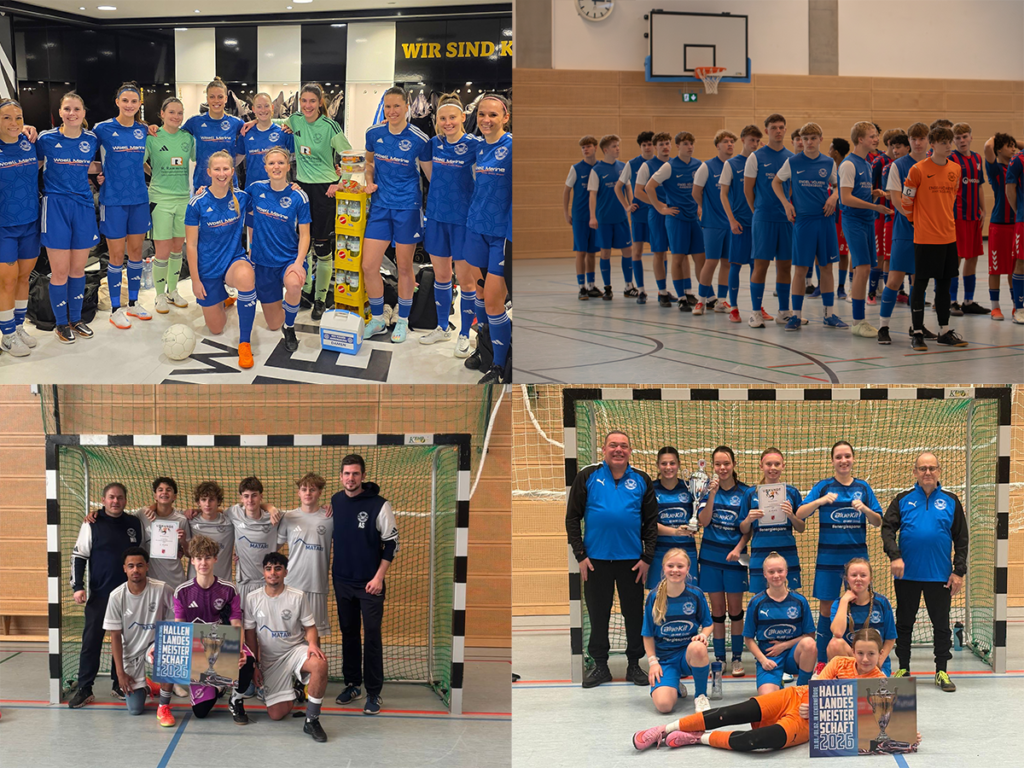 Hallenturniere unserer 1. Frauen und der Junior*innen