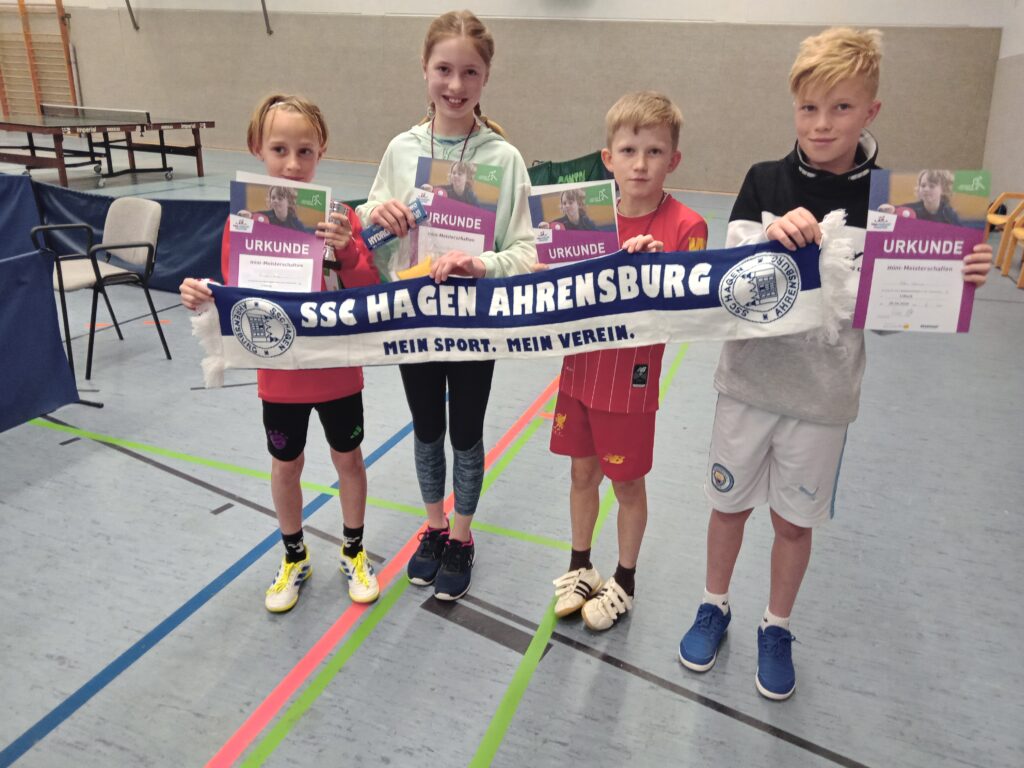 Bezirksentscheid Mini-Meisterschaften: 4 SSC – Starter und 3 direkt qualifiziert