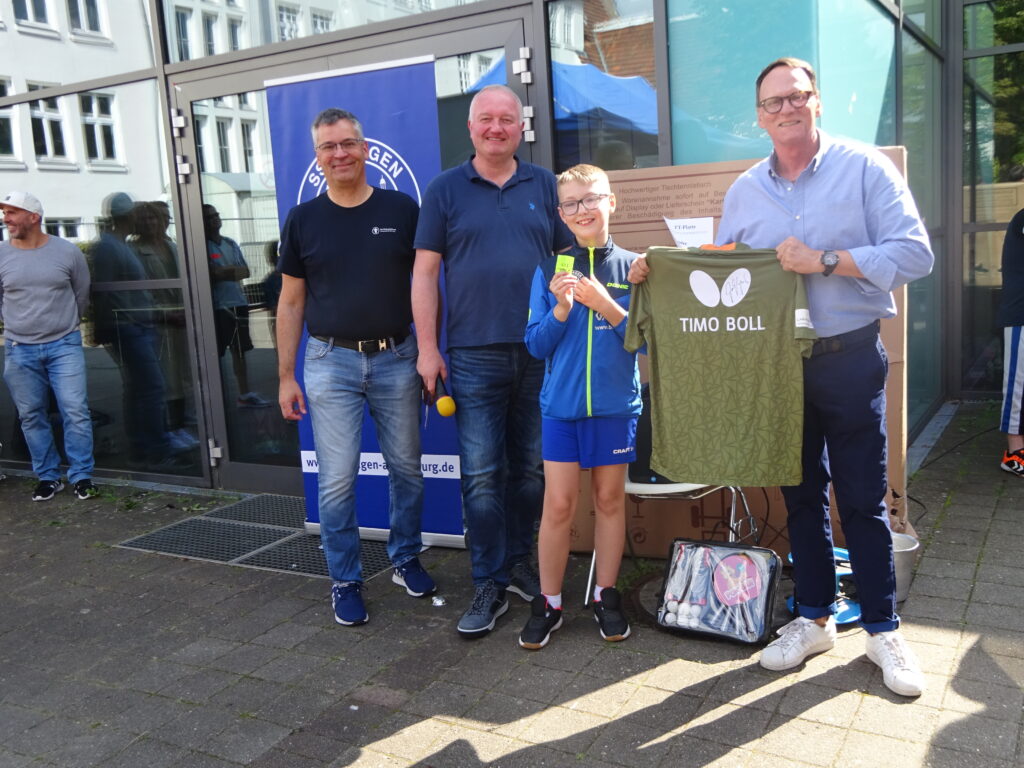 KIDS TEAM CUP 2023: Grußwort von Timo Boll und Versteigerung seines Trikots