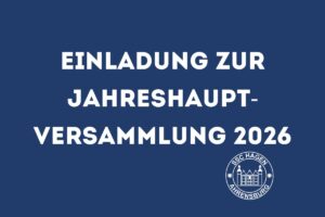 Einladung zur Jahreshauptversammlung des SSC Hagen Ahrensburg 2026